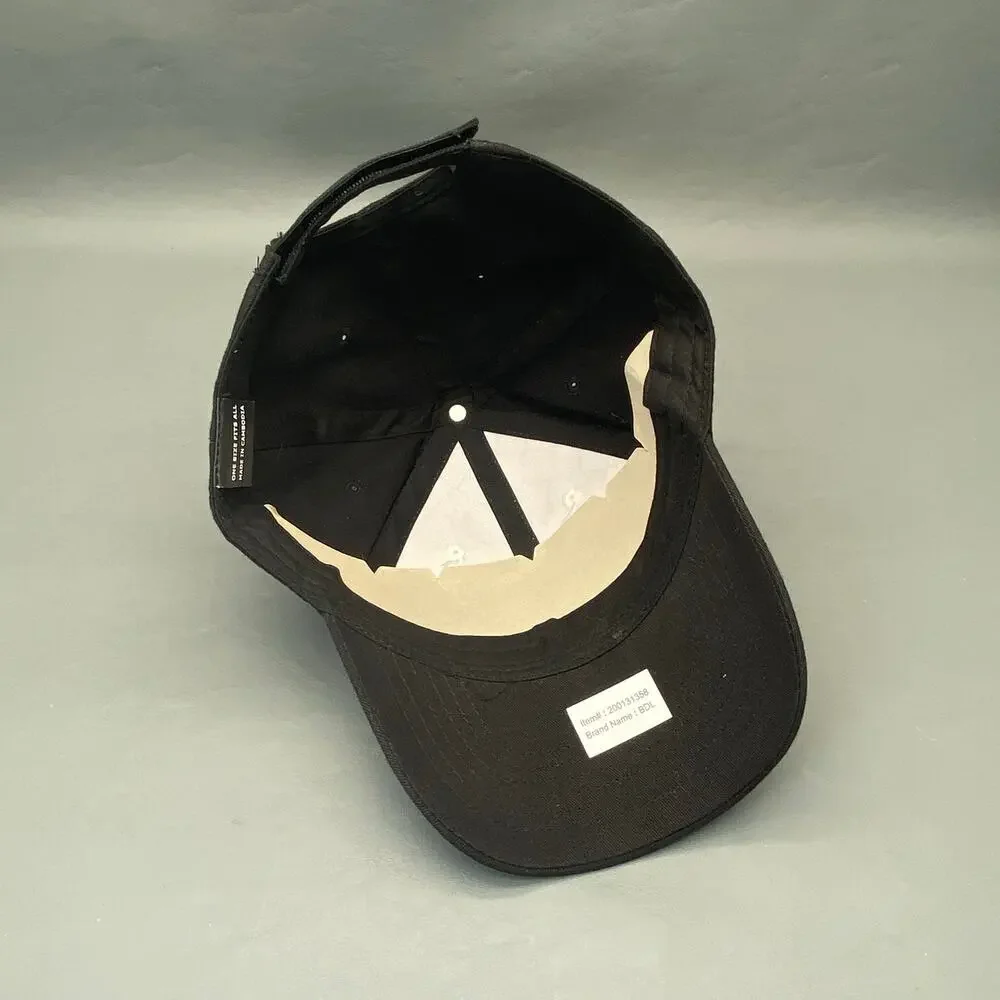 Bud Light UFC Promotional Hat Black White Cage Octagon Mesh Back Cap OSFM